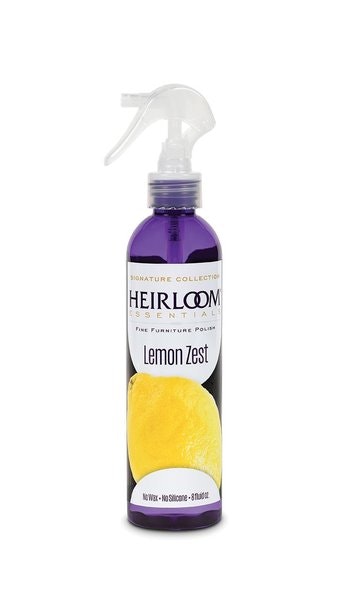 American Made Heirloom Essentials Fine Furniture Polish Lemon Zest Scent  In-stock