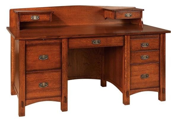 Amish Lucern Mission Desk with Topper
