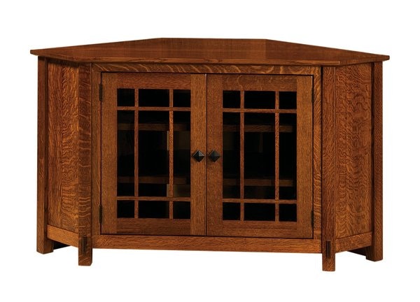 Amish Seboyeta Mission Corner TV Cabinet