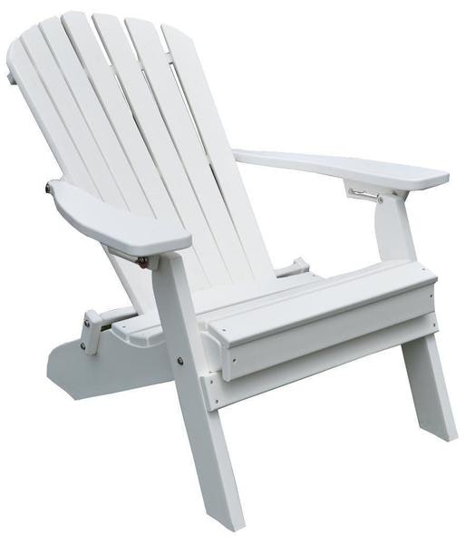 Amish Folding and Reclining Poly Adirondack Chair