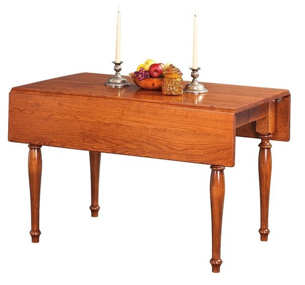 Amish Square Hamel Dropleaf Extension Dining Table