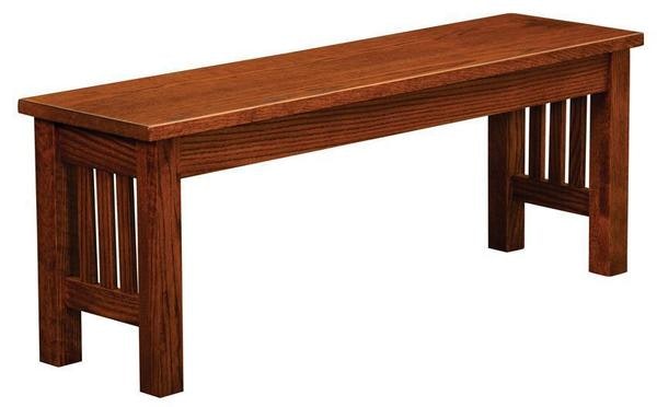 Amish Shipshewana Mission Extension Dining Bench