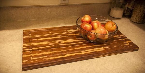 Tiger Bamboo Rectangular Cutting Board