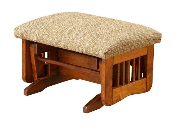 Amish Handcrafted Paradise Mission Gliding Ottoman