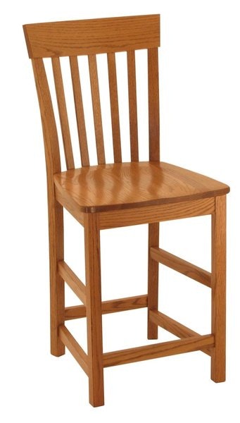 Amish Gull Solid Wood Counter and Bar Stool