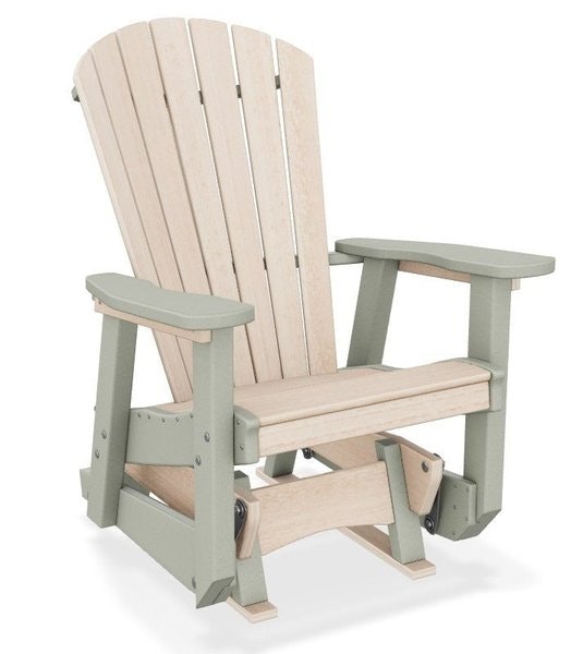 Beachfront Poly Adirondack Glider
