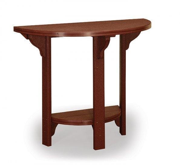 Shoreline Poly  46" Half Round Bar Table