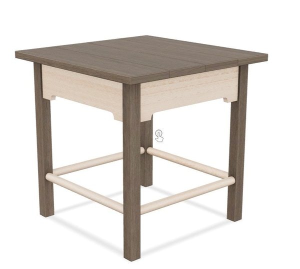 Coastal Poly End Table