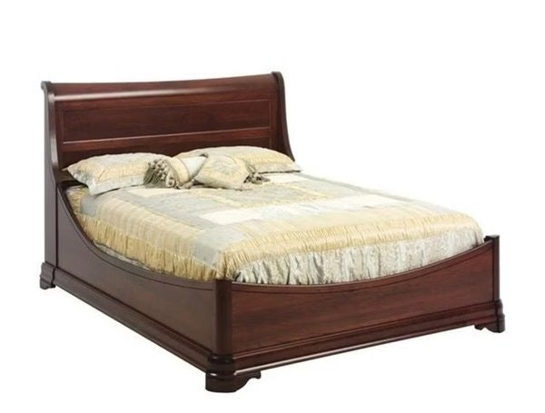 Amish San Marco Euro Sleigh Bed