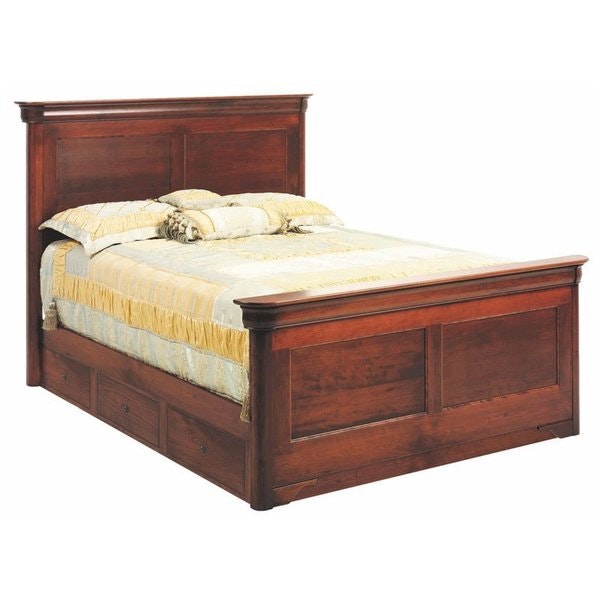 Amish San Marco Panel Bed