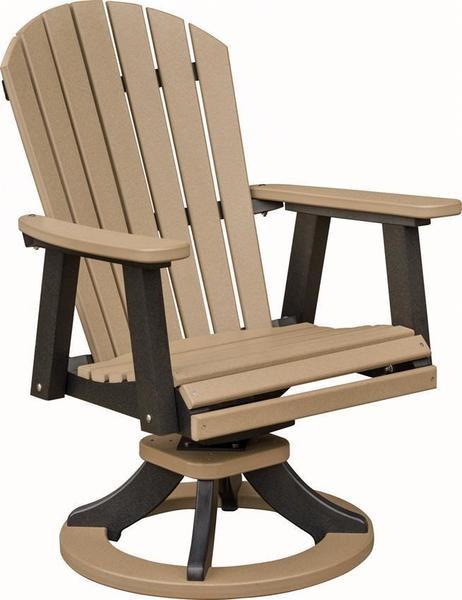 Berlin Gardens Comfo-Back Swivel Rocker Poly Dining Chair