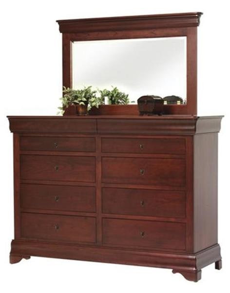 Amish San Marco 48 High Dresser Shown in Cherry with Laura’s Cherry Finish