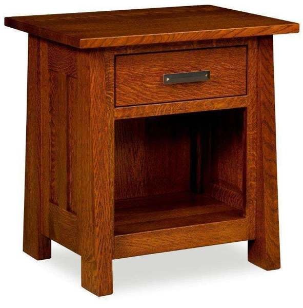 Amish Payette Mission One-Drawer Nightstand