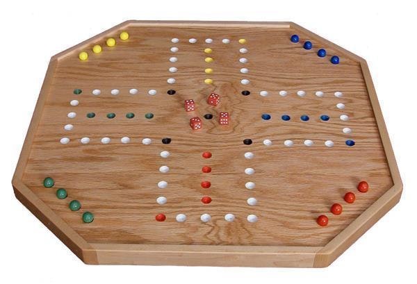 Amish Wood Large Aggravation Board Game 4 to 6 Players