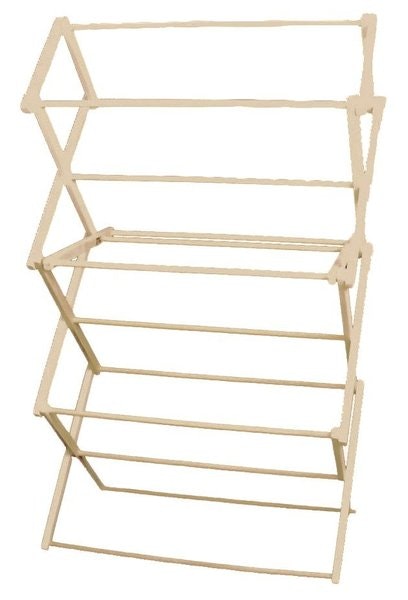 Large Amish Laundry Drying Rack Wood