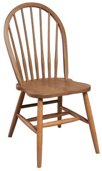Amish 7-Spindle Bow Back Windsor Chair