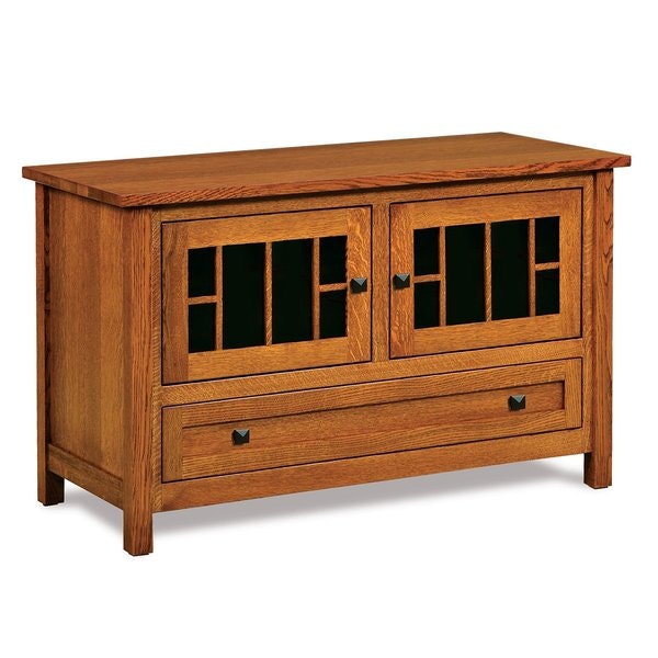 Amish 48 Wide Radiance Mission Media TV Stand with 2 Doors and 1 Drawer