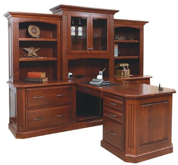 Amish Horizon Partner Home Office Bookcase Desk