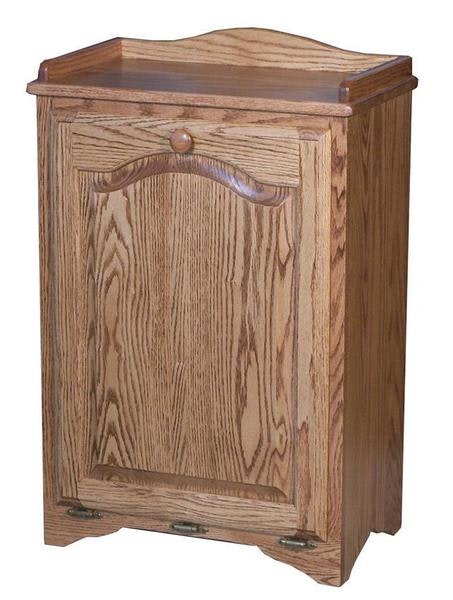 Oak Tall Tilt-out Waste Bin with Raised Panel Door