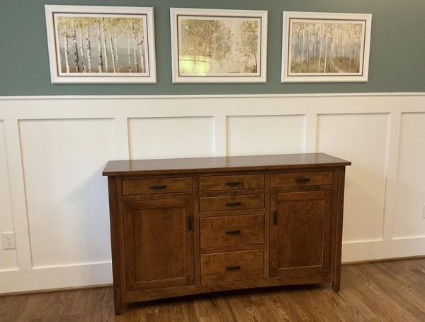 Amish 66" Barstow Solid Wood Dining Buffet