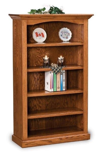 Amish 37 Wide Inspire Custom Bookcase with Adjustable Shelves