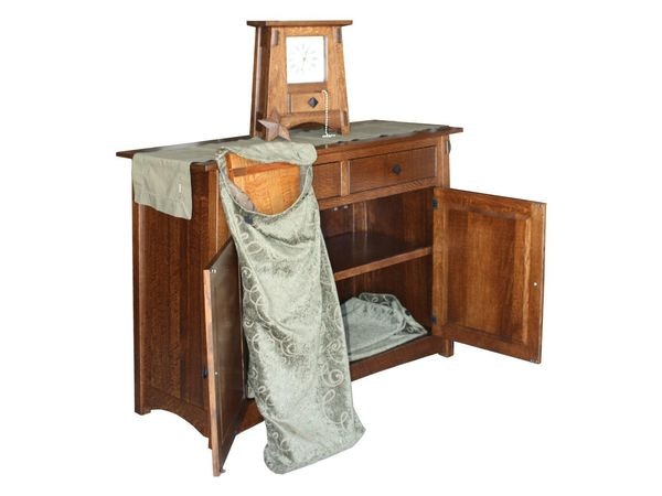 Amish Mills Creek Mission Leaf Store Cabinet