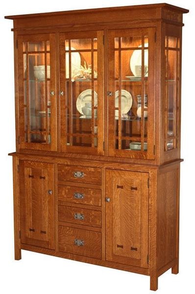 Amish Mara 3-Door Dining Hutch