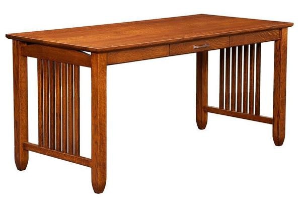 Amish Duncan Custom Wooden Mission Work Desk