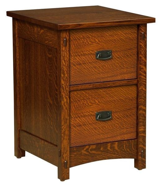 Shown in Quarter Sawn White Oak with Burnt Umber stain and D925-BL Hardware