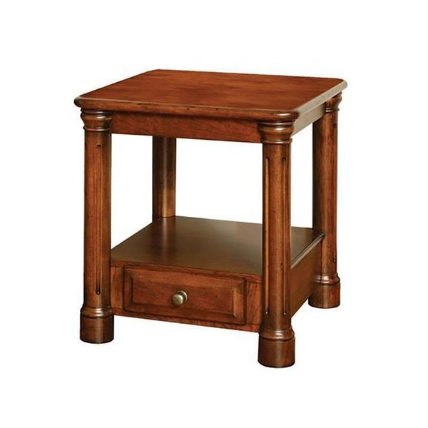 Amish Solid Wood Riverdale End Table