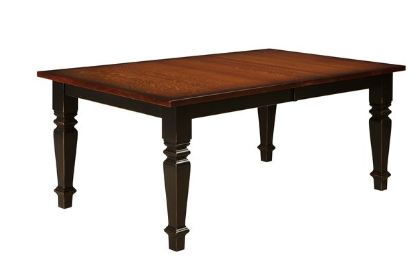 Amish Stanley Rectangular Leg Dining Table