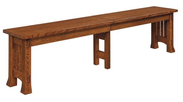 Amish Bennington Mission Dining Bench