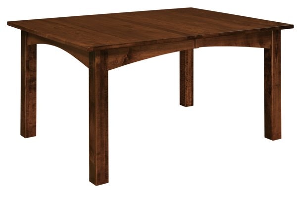 Amish Santa Ana Hardwood Leg Dining Table