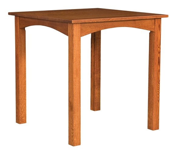Amish Custom Mission Leg Dining Table - Choose Your Height