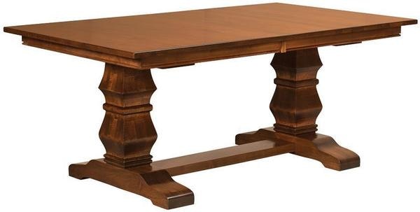 Amish Kannapolis Trestle Dining Table