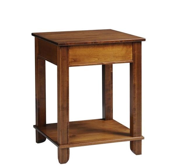 Amish Arlington Corner End Table