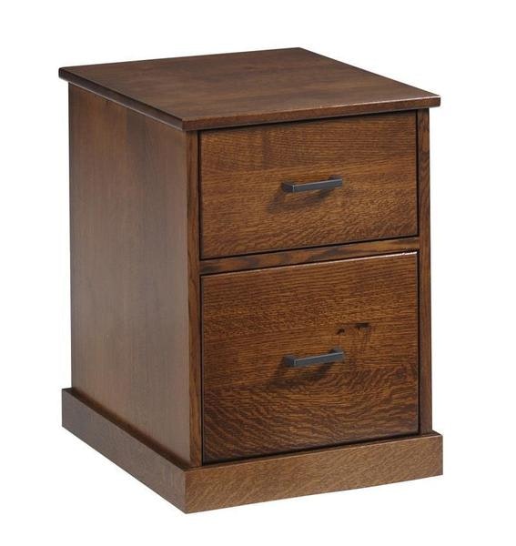 Amish Mission Rolling File Cabinet