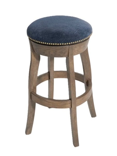 Amish Dillon Swivel Backless Counter and Bar Stool