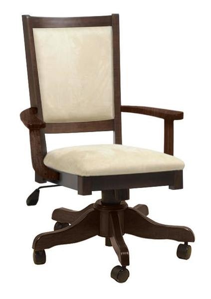 Amish Francois Gas Lift Desk Chair