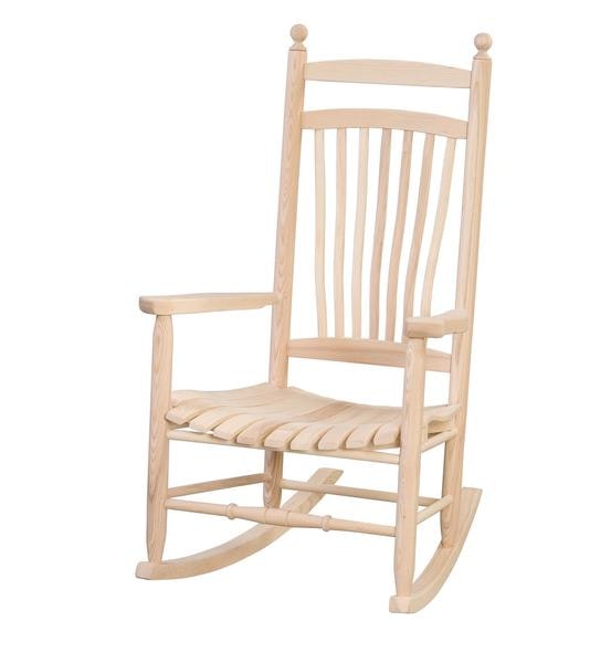 Amish Ash Wood Porch Rocking Chair