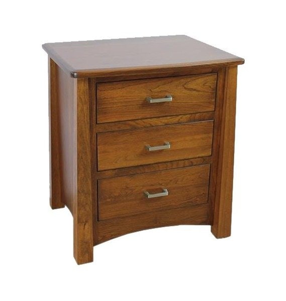 Amish American Made Murray Mission 3-Drawer Nightstand