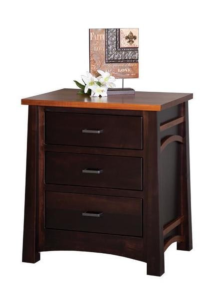 Amish American Made Rockhampton 3-Drawer Nightstand