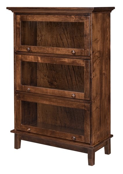 Amish Clayton Barrister Solid Wood Bookcase