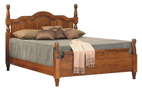 Amish Tidewell Four Poster Hardwood Bed