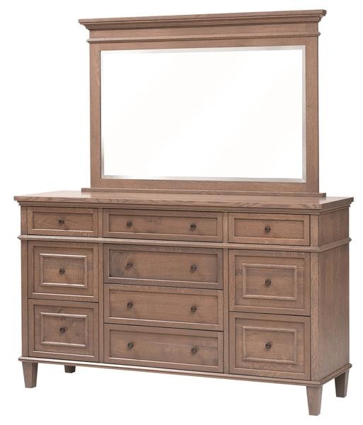Amish American Made Carlene Dresser with Optional Mirror