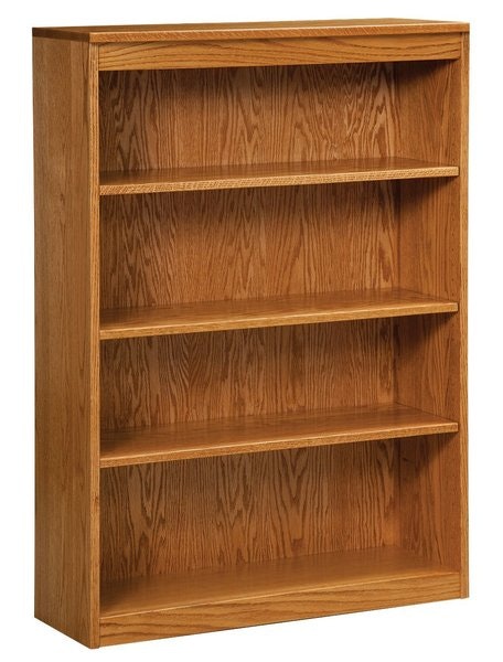 Amish Prescott Solid Wood Bookcase Custom Sizes