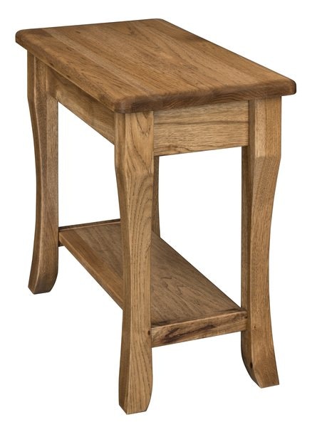 Amish Kingsman Small End Table with Shelf