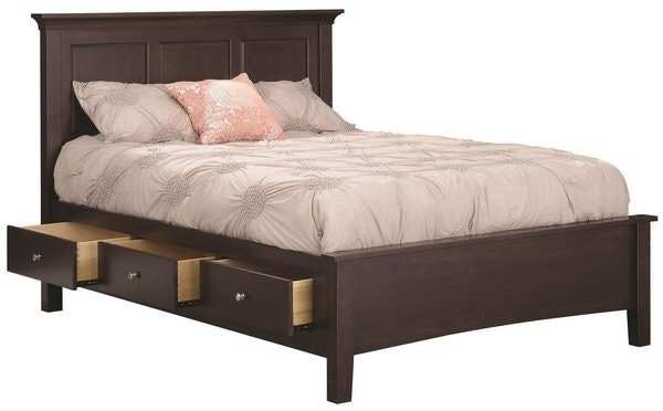 Amish Pothos Platform Bed with Storage