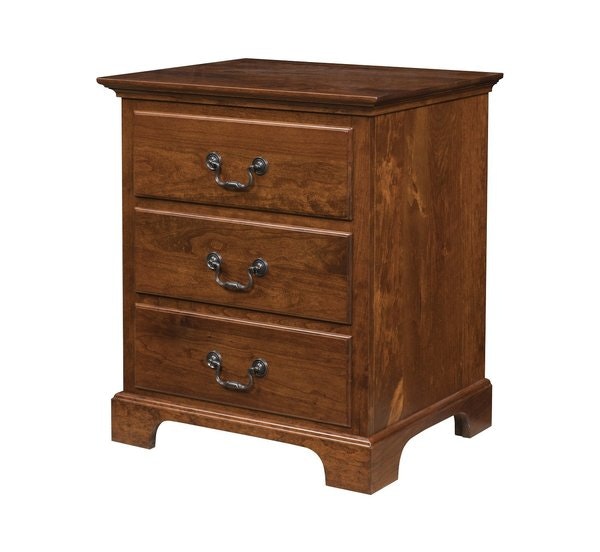 Amish Sonora Nightstand with 3 Drawers