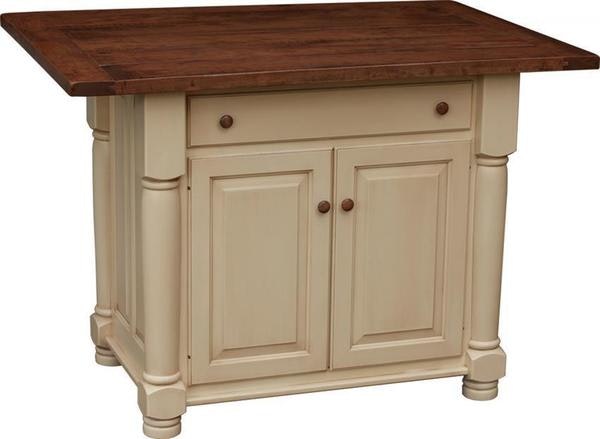 Rosemary French Farmhouse 38 Solid Wood Kitchen Island